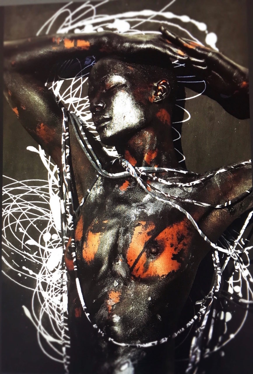 Guetcha swirly Melissa Laskin fashion celebrity stylist fine art body painting