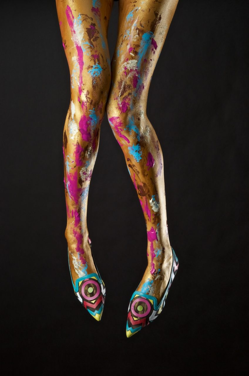 Melissa Laskin fashion celebrity stylist fine art body painting